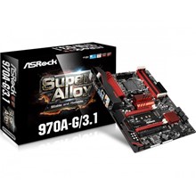 Asrock 970A-G/3.1 AMD 970 AM3+DDR3 SATA3 USB3.1 Anakart - 1