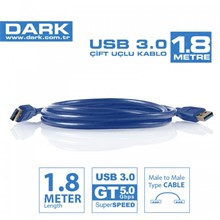 Dark 1.8m USB 3.0 Erkek-Erkek Data Kablosu - 1