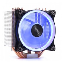 Dark Freezer X124 Intel LGA115X/2066 - AMD FM2/AM3/AM4 Uyumlu, 5x6mm Direct Contact Isı Borulu, 120mm Mavi Halka LEDli İşlemci Soğutucu - 1