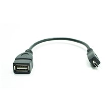 Dark Micro USB Erkek - USB 2.0 Dişi Tablet ve Akıllı Telefon İçin Dönüştürücü OTG Kablo - 1