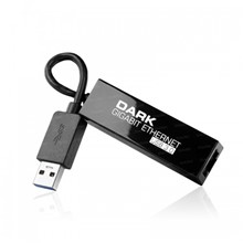 Dark USB3.0 - 10/100/1000 Gigabit Ethernet Ağ Adaptörü - 1