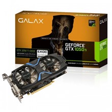 GALAX GeForce GTX 1050 Ti EXOC 4GB 128-bit GDDR5 - HDMI 2.0B, DP1.4, Dual Link-DVI-D EKRAN KARTI - 1