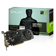 GALAX GeForce GTX 1060 EXOC 6GB 192-bit GDDR5 - HDMI 2.0B, DP1.4, Dual Link-DVI-D EKRAN KARTI - 1