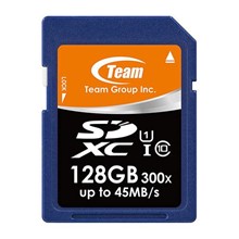 Team 128GB Full HD Profesyonel SDXC UHS-I 45/15 MB/s Flash Hafıza Kartı (TMSDXC128GC10) - 1