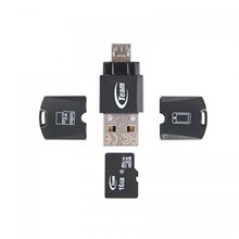 Team M141 MicroSD - MicroUSB / USB 2.0 Dönüştürücü - 1