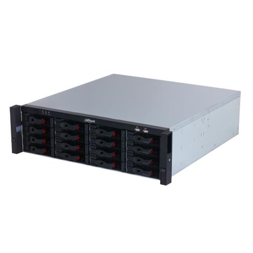 DAHUA  NVR616H-128-XI, 128Kanal, 32Mpix, H265+, 16 HDD, 1080P Kayıt, 1024 Mbps Bant Genişliği, 4 Port 2500 Mbps LAN, RAID 0/1/5/6/10 NVR