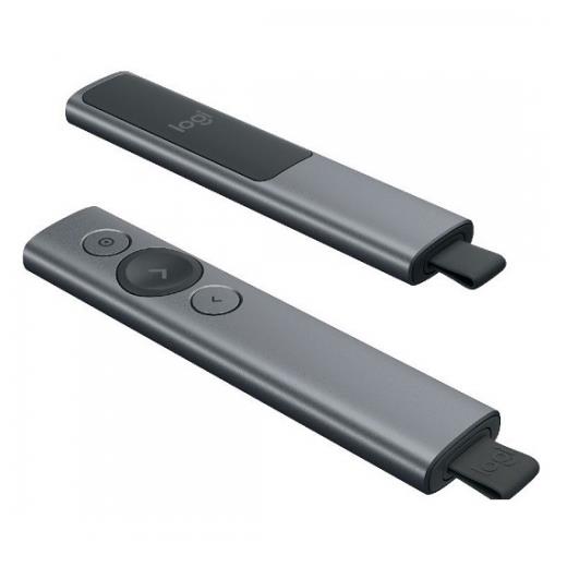 LOGITECH 910-004861, Spotlight Wireless Presenter, Sunum Cihazı (Gri)