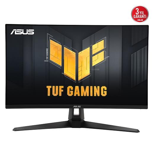 ASUS TUF GAMING VG27AQ3A 27" 1ms, 180Hz, QHD 2K, DP, HDMI, Hoparlör, Fast IPS LED, Düşük Mavi Işık, FreeSync Premium, GAMING Monitör