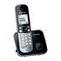 PANASONIC KX-TG6811 TELSİZ TELEFON (Siyah) 18 Saat Konuşma, 170 Saat Bekleme, 120 Kişilik Rehber